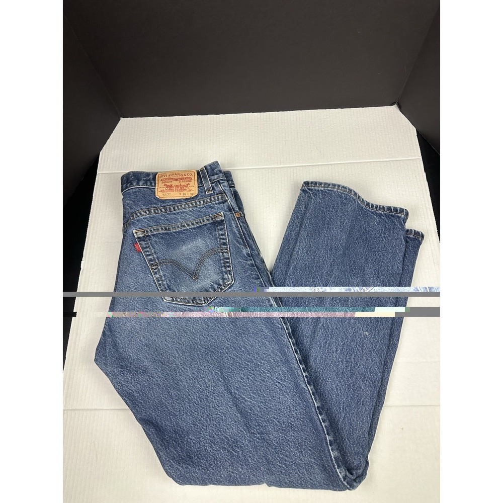 VTG  Levis Jeans Mens Fits 36x32) Blue Denim 517 Bootcut Rodeo Y2K Whiskered